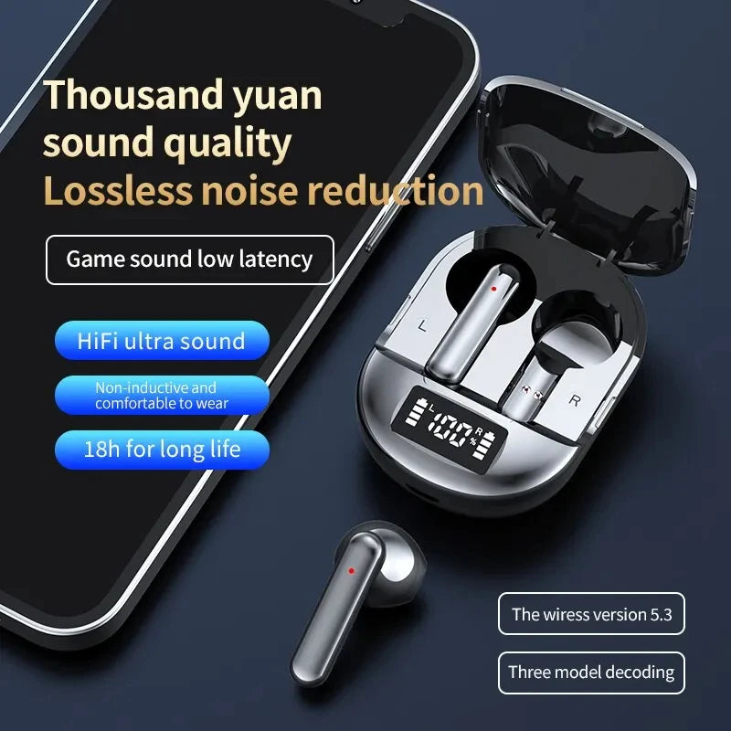Wireless Bluetooth Earbuds Low Latency Stereo In-Ear Gaming Headset