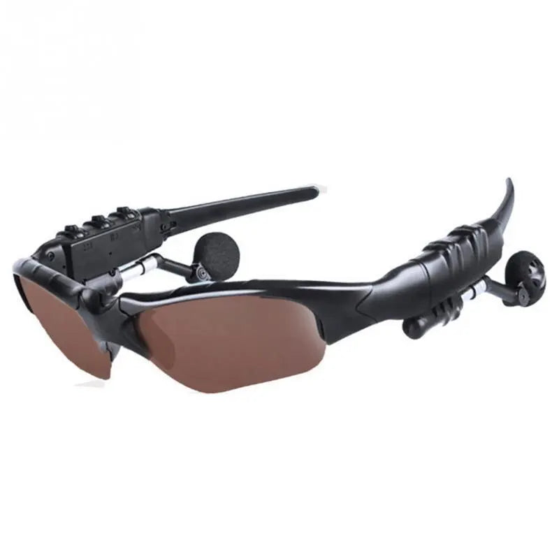 Wireless Bluetooth Sunglasses Headset w/Mic Noise Reduction for Sports