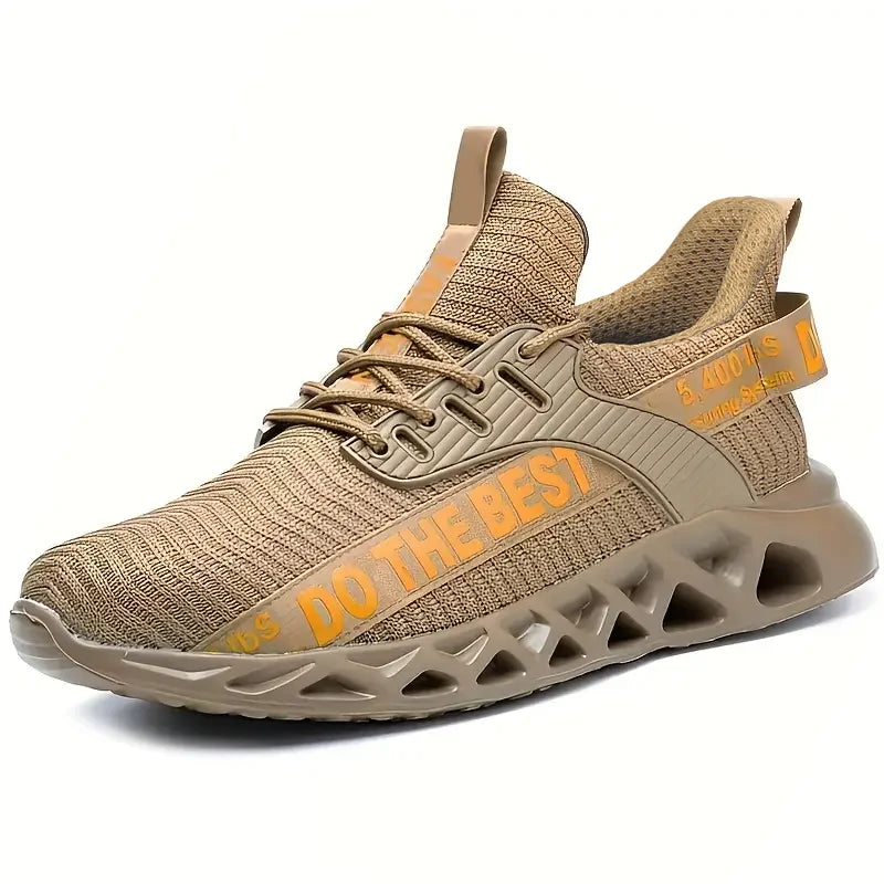 Unisex Steel Toe Safety Work Shoes Lightweight Anti-Puncture Sneakers