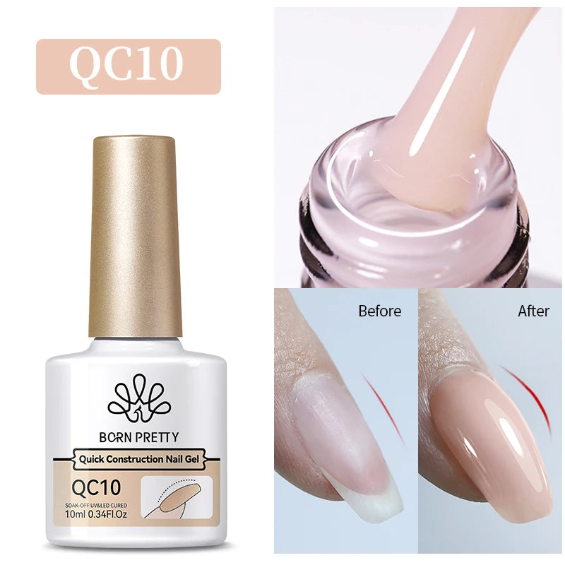 10ml Top & Base Coat Gel Nail Polish Soak Off UV LED Long-Lasting Shine