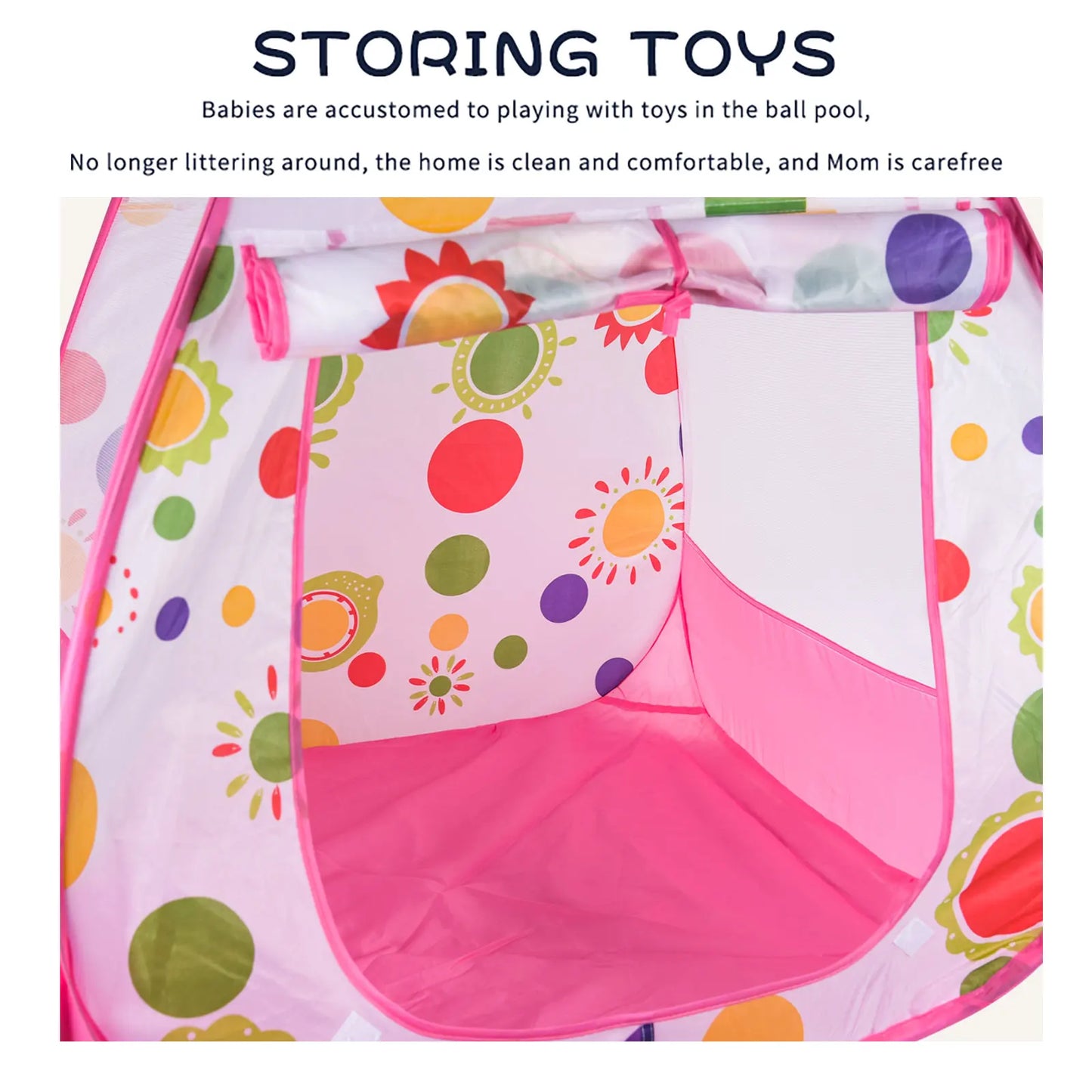 Children's Pop-Up Play Tent Indoor Outdoor Sunflower Game House Toy Gift