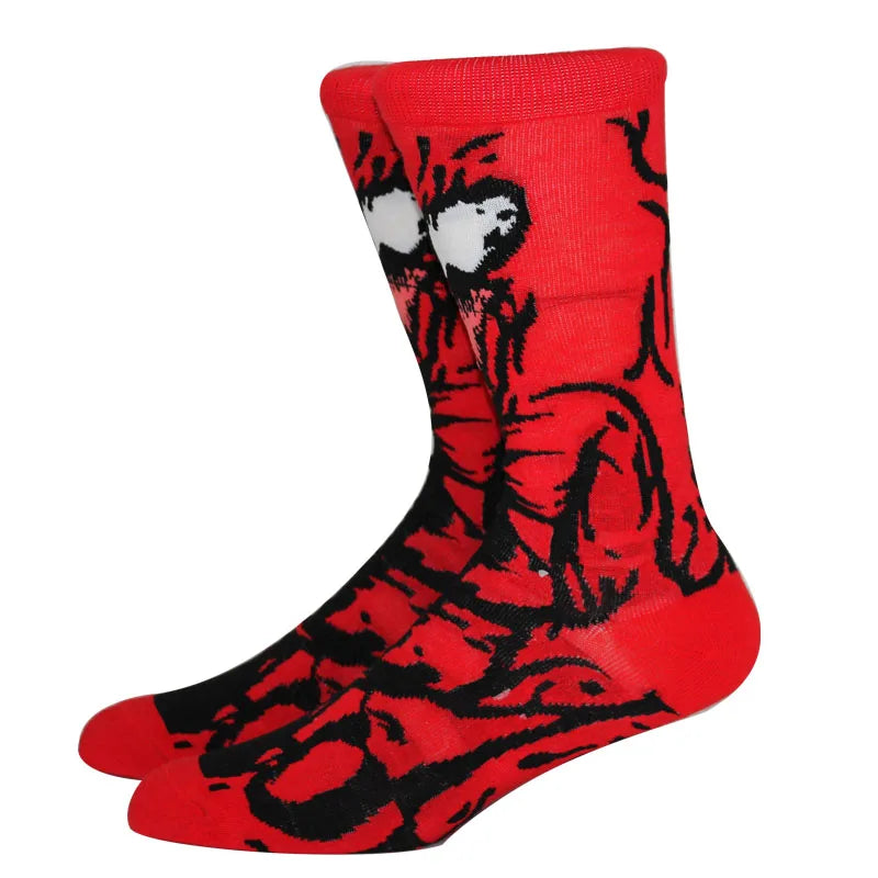 2 Pair Anime Knee-High Socks Hip Hop Harajuku Cosplay Unisex