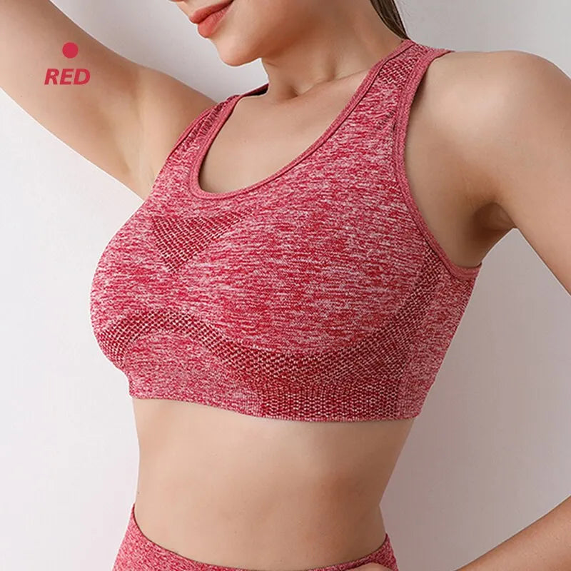 Women's Plus Size Seamless Bralette – Padded Wire-Free Comfort Crop Top