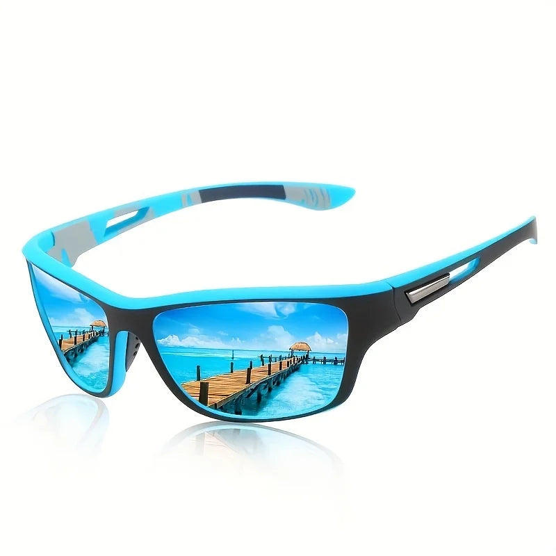 2 Pairs Polarized Wrap Sunglasses Outdoor Sport & Driving Shades Unisex