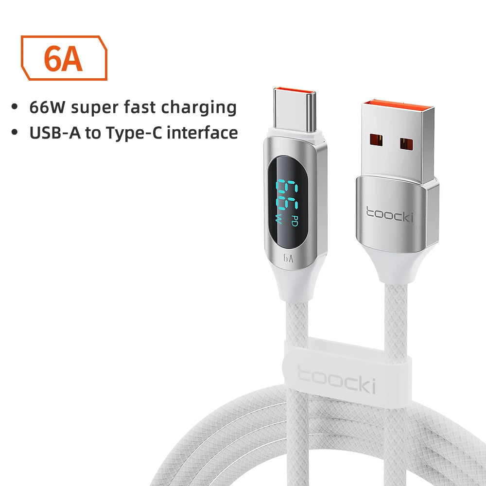 100W USB-C to USB-C PD Fast Charging Cable for MacBook iPad Xiaomi POCO