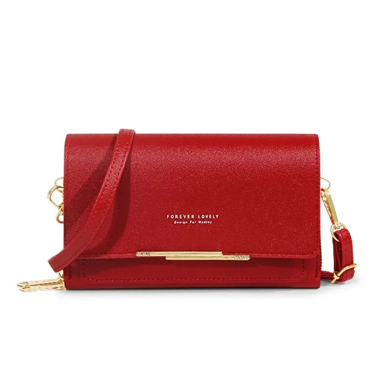 PU Leather Women's Handbag Large Shoulder Crossbody Bag Phone Purse