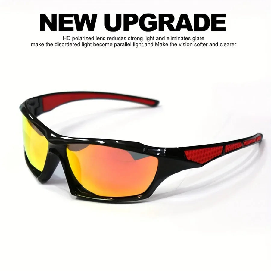 polarized UV400 Round Sports Sunglasses Metal Frame for Men & Women