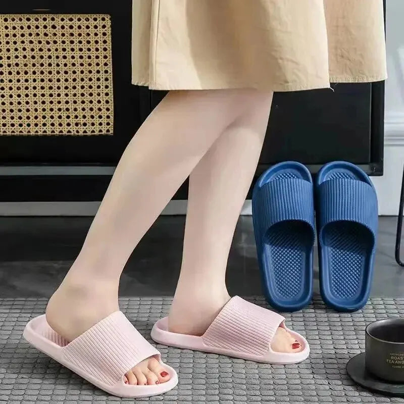 Waterproof Non-Slip Shower Slippers – Soft Sole Massage Shoes for Couples