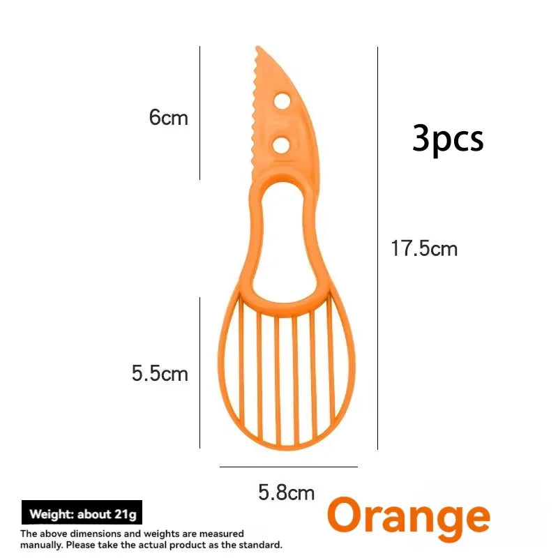 3-in-1 Avocado Slicer Peeler Corer Cutter Butter Fruit Separator Tool