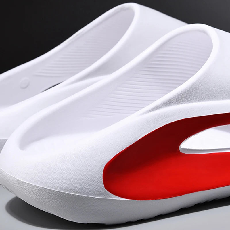 Unisex Thick Sole EVA Slides Soft Indoor Outdoor Slippers & Beach Shoes