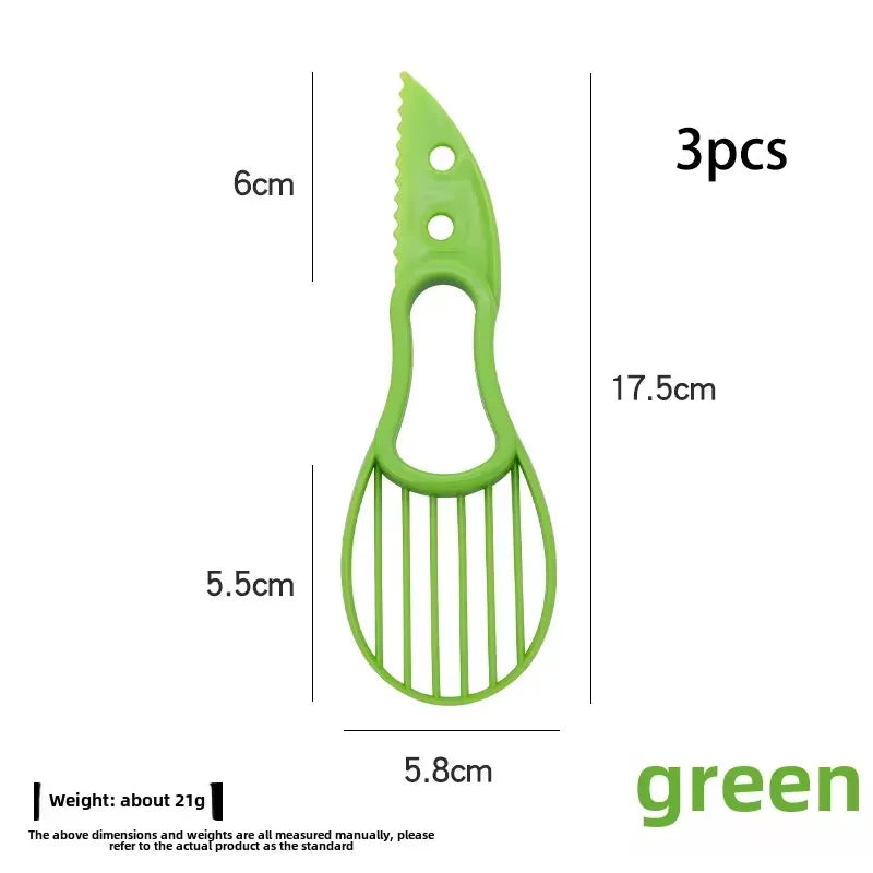 3-in-1 Avocado Slicer Peeler Corer Cutter Butter Fruit Separator Tool