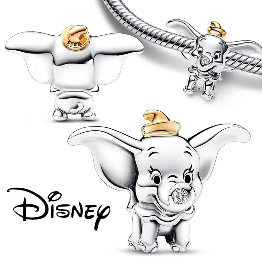 Disney Stitch Minnie Winnie Charm Dangle Beads Fit Pandora Bracelet