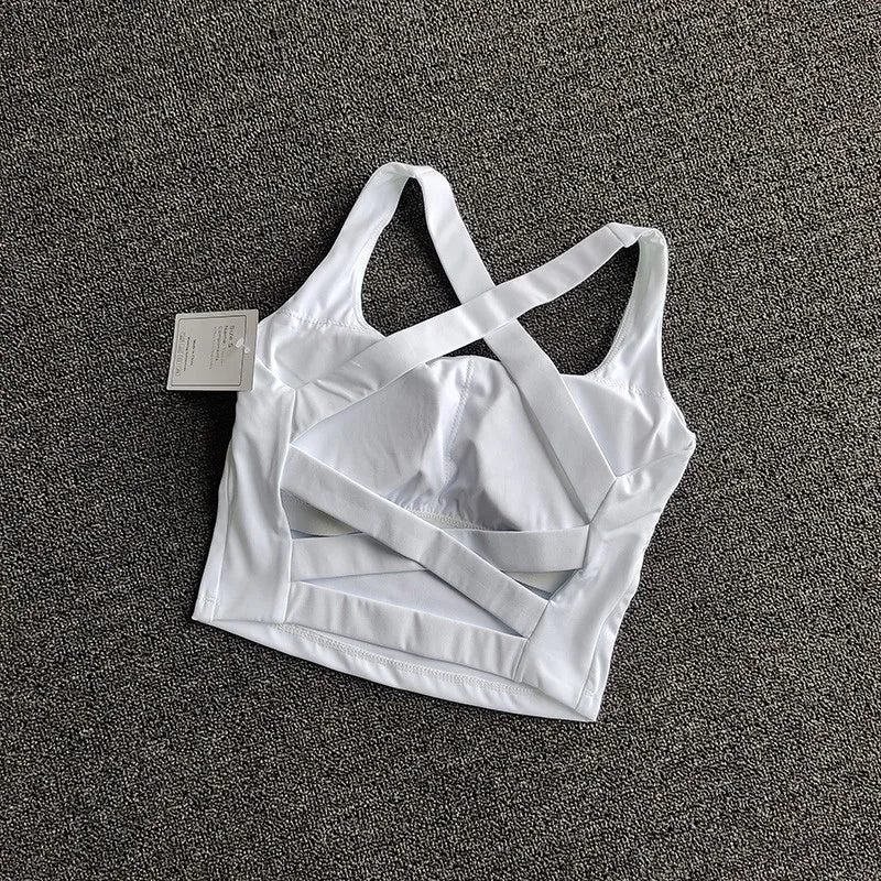 Women's Push Up Sports Bra – Breathable Fitness Yoga Gym Bralette Top