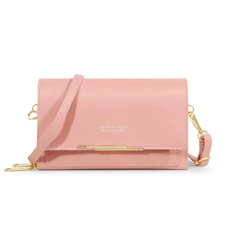 PU Leather Women's Handbag Large Shoulder Crossbody Bag Phone Purse