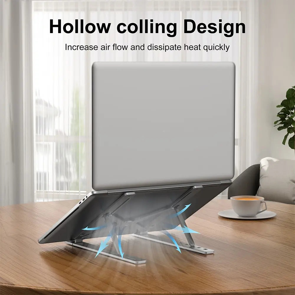 Portable Aluminum Laptop Stand Foldable Notebook Holder for MacBook PC