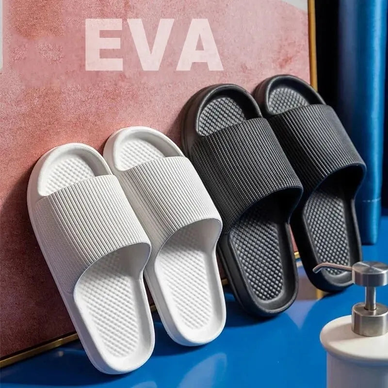 Waterproof Non-Slip Shower Slippers – Soft Sole Massage Shoes for Couples