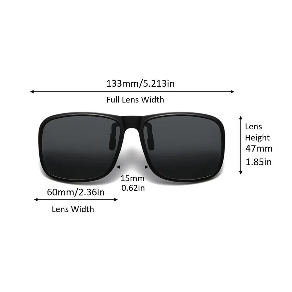 Vintage Oversized Square Sunglasses – Unisex UV400 Designer Shades