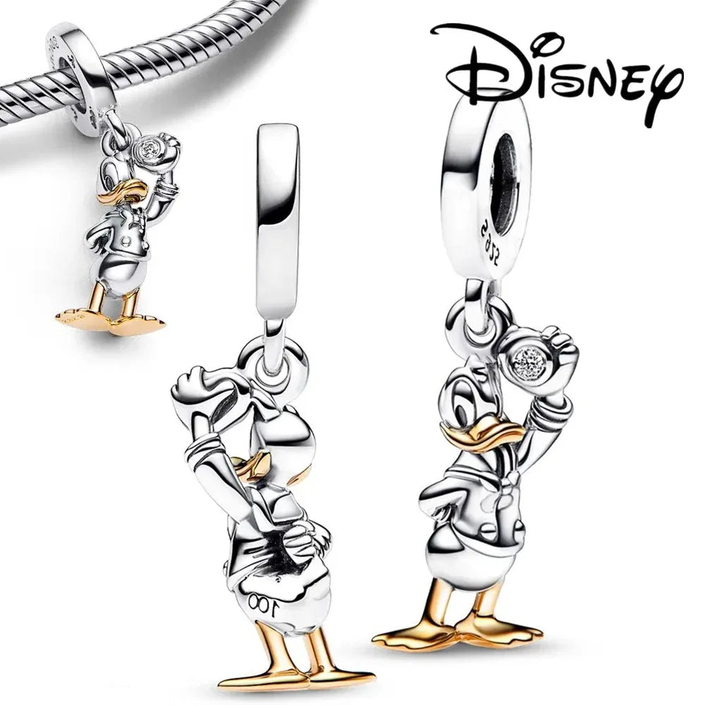 Disney Stitch Minnie Winnie Charm Dangle Beads Fit Pandora Bracelet