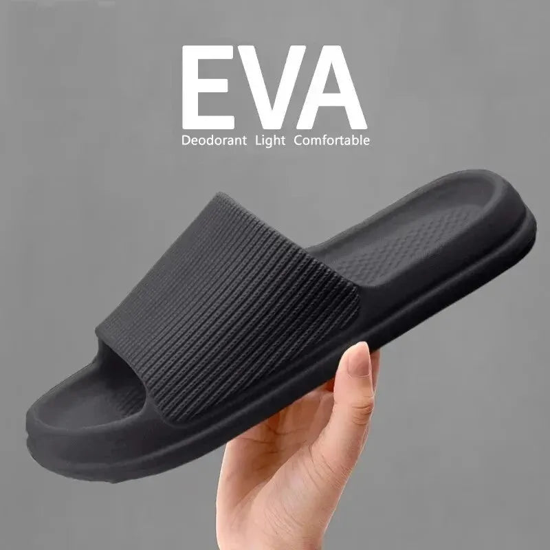 Waterproof Non-Slip Shower Slippers – Soft Sole Massage Shoes for Couples