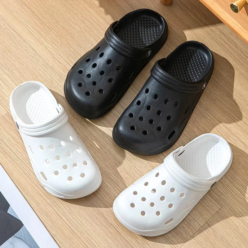 Summer Closed Toe Sandals – Hollow Out Non-Slip Garden Shoes