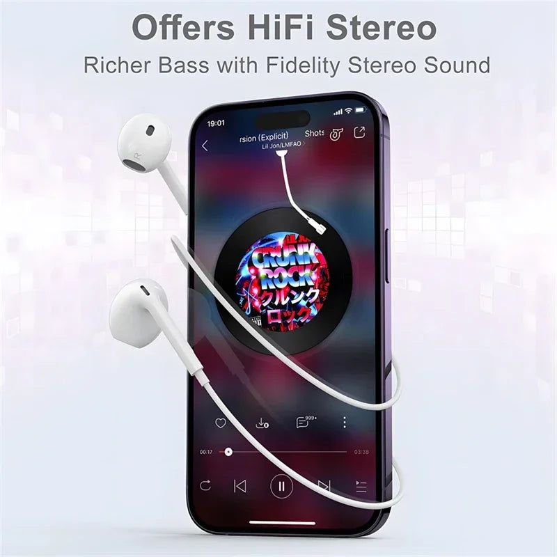 Original Type-C Wired Earphones For Xiaomi Mi 14 13 12 Pro Ultra, Redmi, Poco, Huawei, Samsung