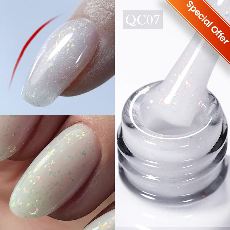 10ml Top & Base Coat Gel Nail Polish Soak Off UV LED Long-Lasting Shine