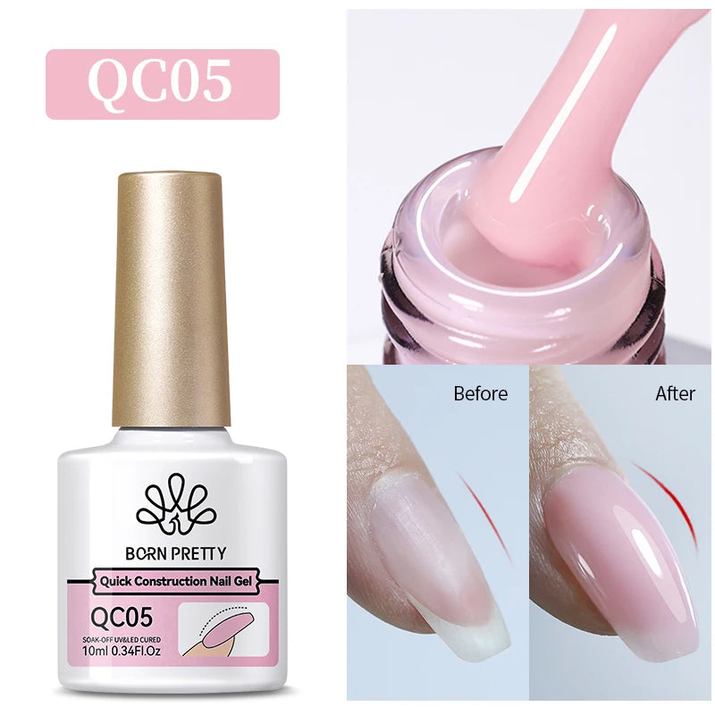 10ml Top & Base Coat Gel Nail Polish Soak Off UV LED Long-Lasting Shine