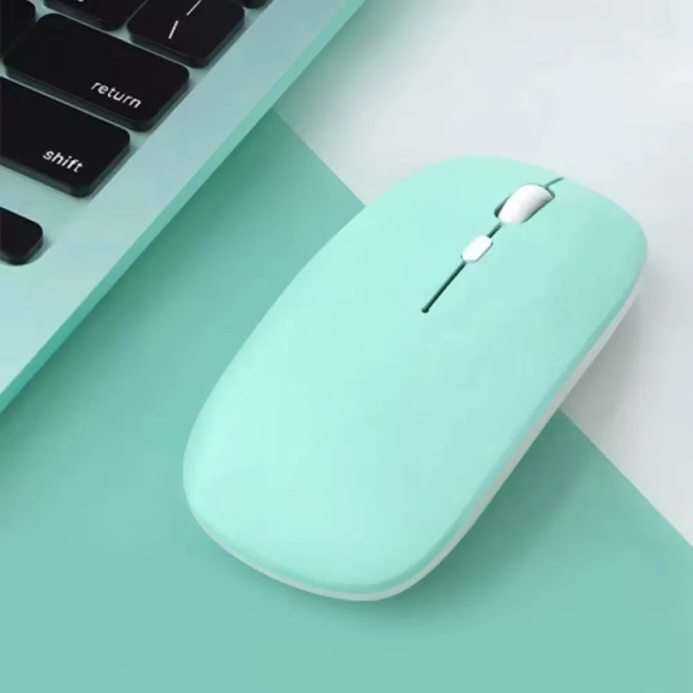 Silent Bluetooth Wireless Mouse Noiseless Optical Mice for Laptop & iPad