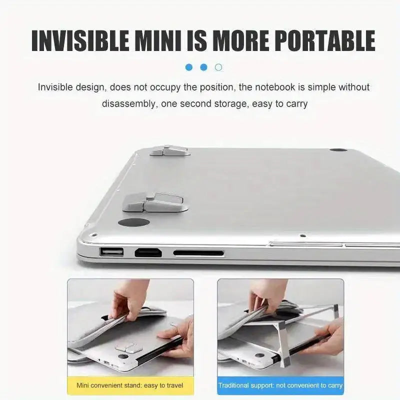 Portable Laptop Stand with Keyboard Holder Aluminum Riser for MacBook PC