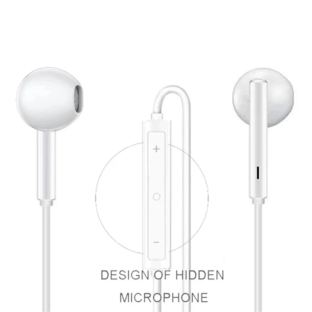 Original Type-C Wired Earphones For Xiaomi Mi 14 13 12 Pro Ultra, Redmi, Poco, Huawei, Samsung