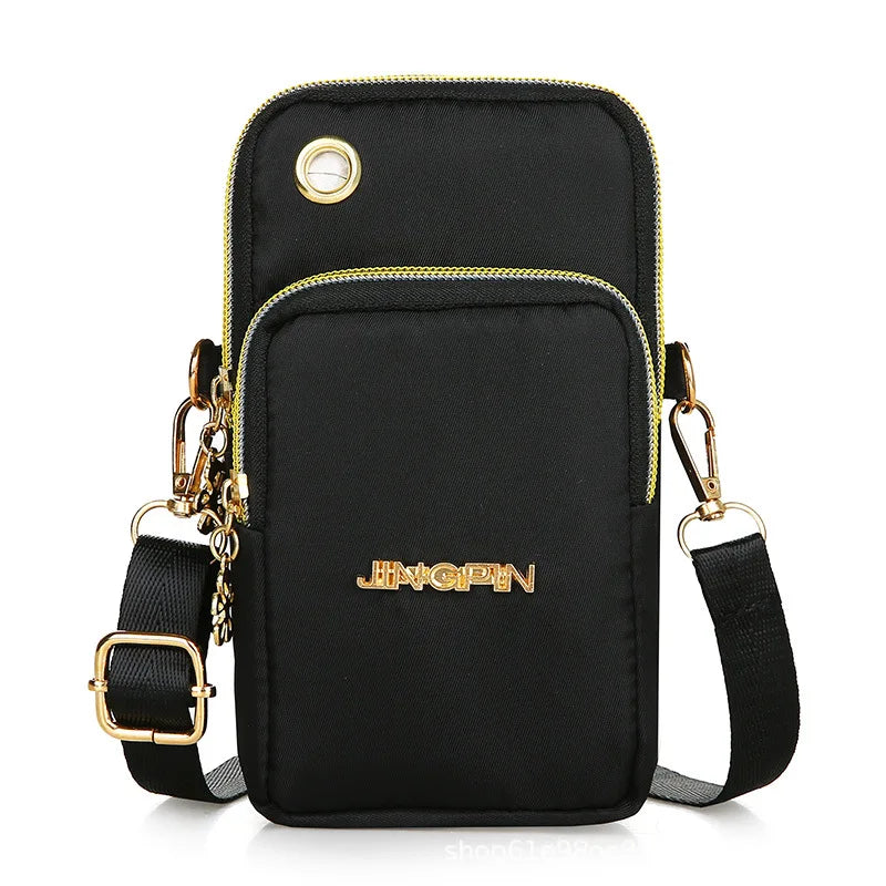Women's Crossbody Mini Phone Bag Neck Hanging Pouch Coin Purse Holder