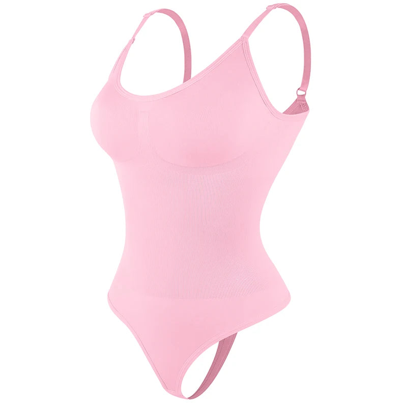 Women's Smoothing Bodysuit Shapewear – Thong Full Body Slimmer Faja