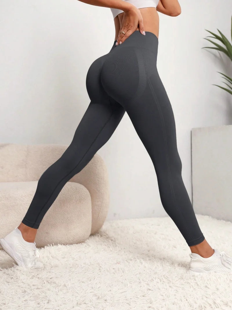 Women's Seamless Push-Up Leggings – High Waist Gym & Yoga Fitness Pants