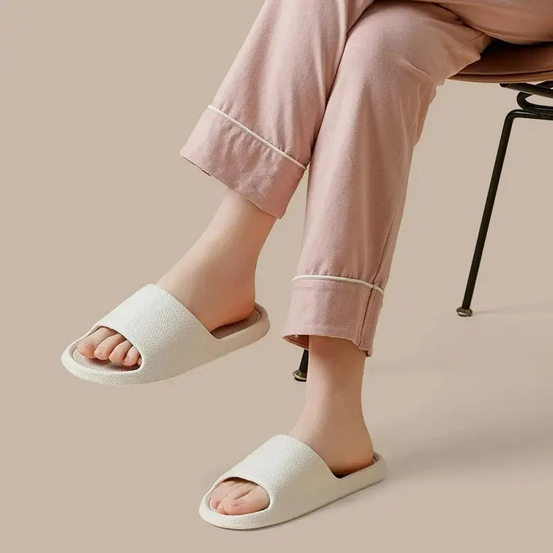 Men's Non-Slip Flip Flops Soft Sole Shower & Outdoor Sandals for Couples