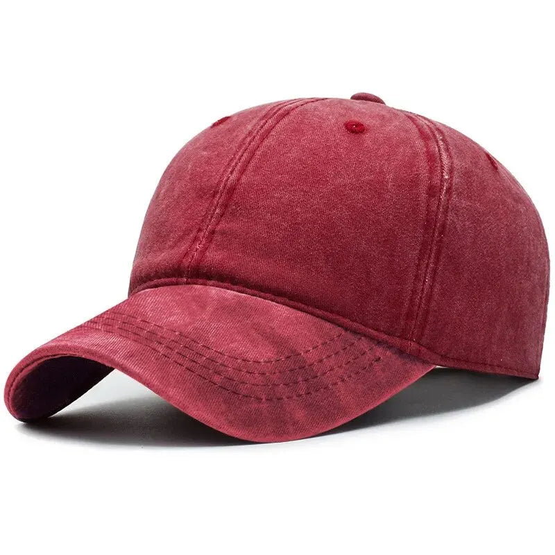 Men's Washed Cotton Baseball Cap – Four Seasons Outdoor Sun Hat