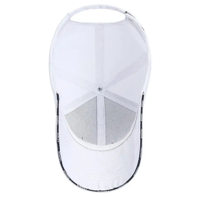 Women's Embroidered Baseball Cap – Korean Style Breathable Sun Hat