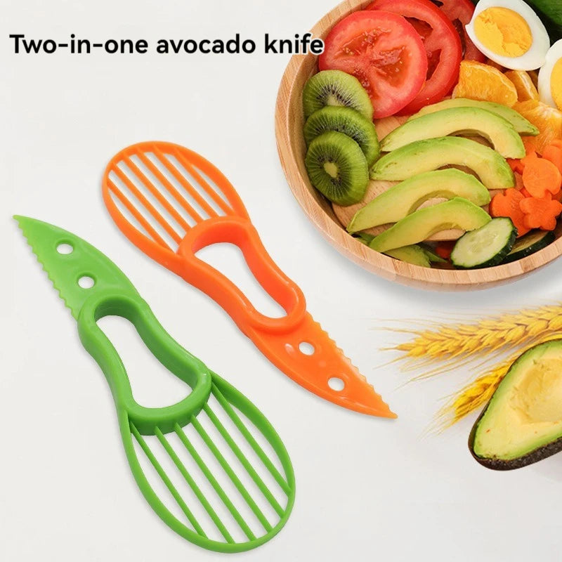 3-in-1 Avocado Slicer Peeler Corer Cutter Butter Fruit Separator Tool