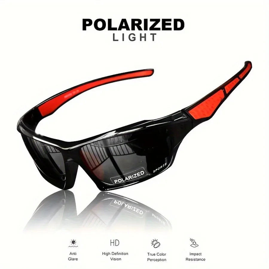 polarized UV400 Round Sports Sunglasses Metal Frame for Men & Women