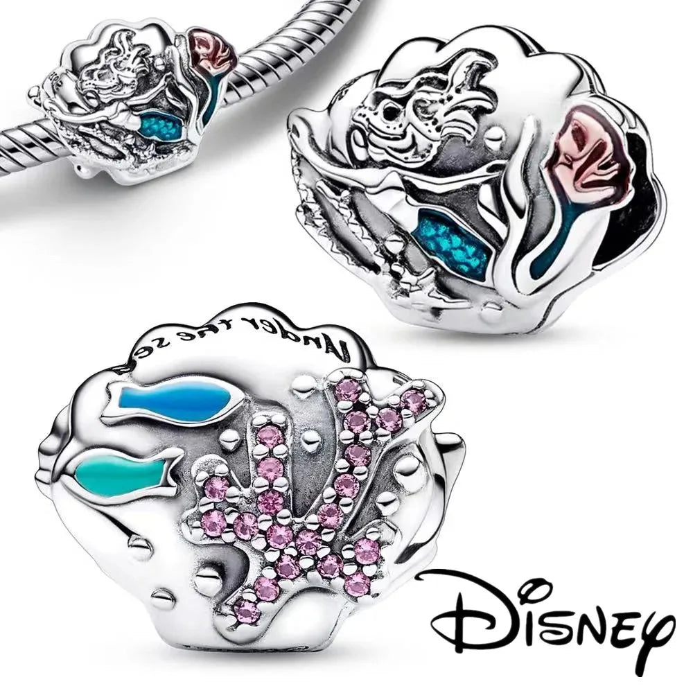 Disney Stitch Minnie Winnie Charm Dangle Beads Fit Pandora Bracelet