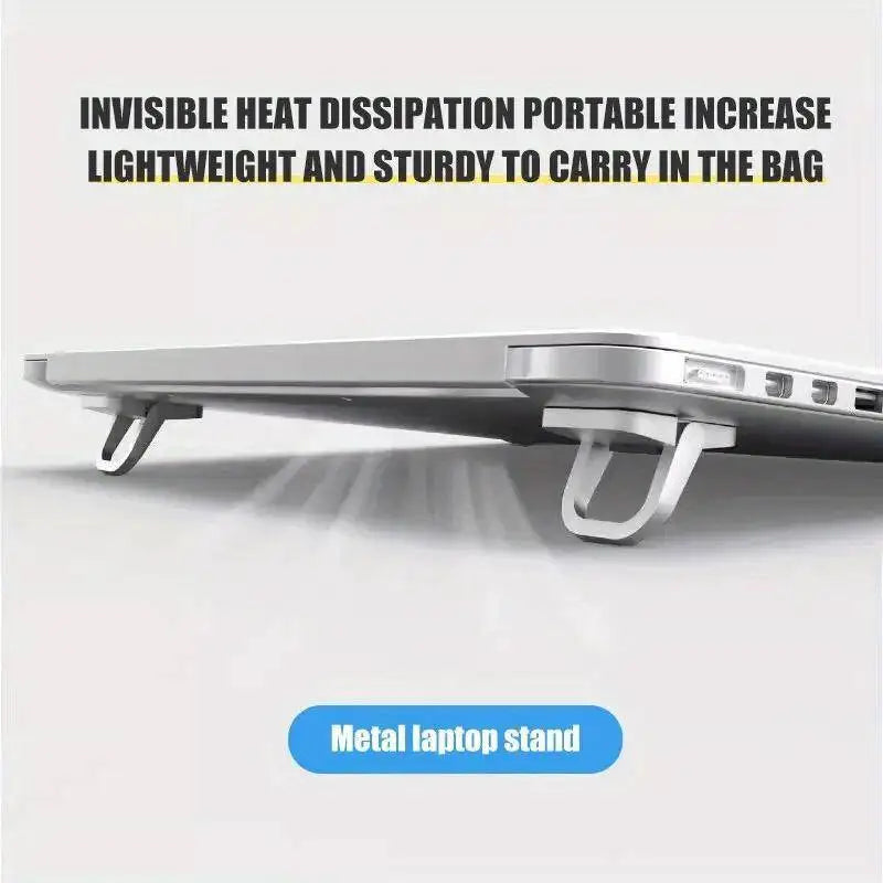 Portable Laptop Stand with Keyboard Holder Aluminum Riser for MacBook PC