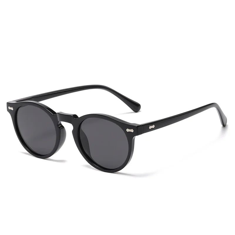 Retro Round Polarized Sunglasses –Vintage UV400 Shades for Men & Women