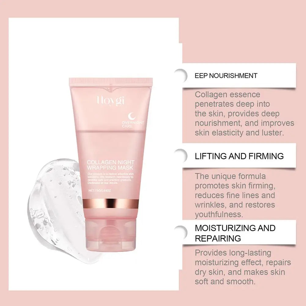 Overnight Peel-Off Face Mask Hydrating Korean Night Cream 75ml