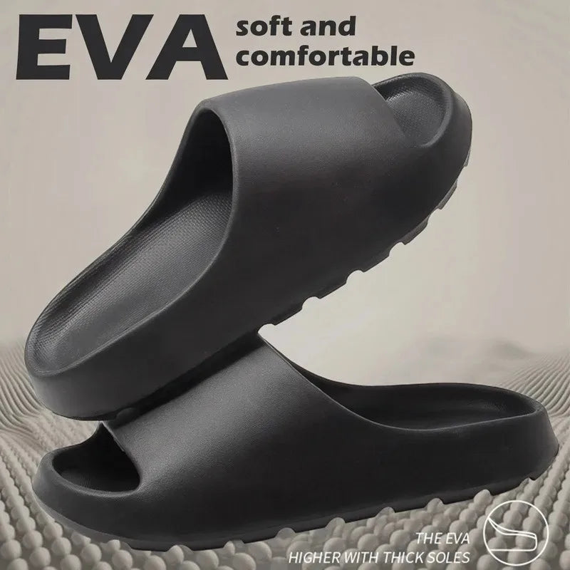 Coconut Cloud Slides Thick Sole EVA Beach Sandals for Men & Women