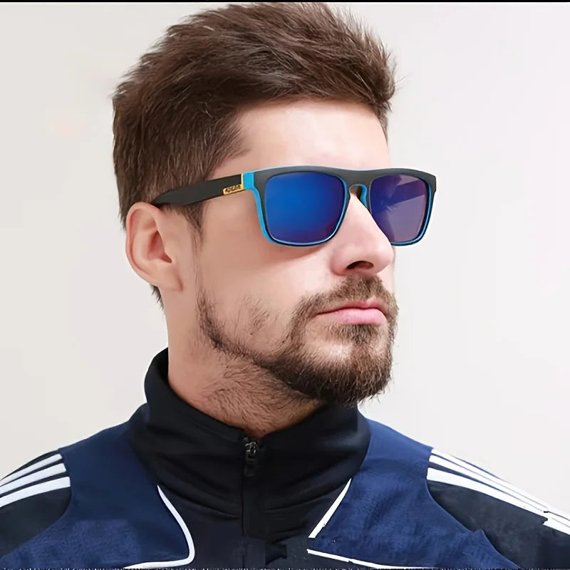 2PCS Square Polarized Sunglasses Anti-Glare UV400 for Driving & Travel
