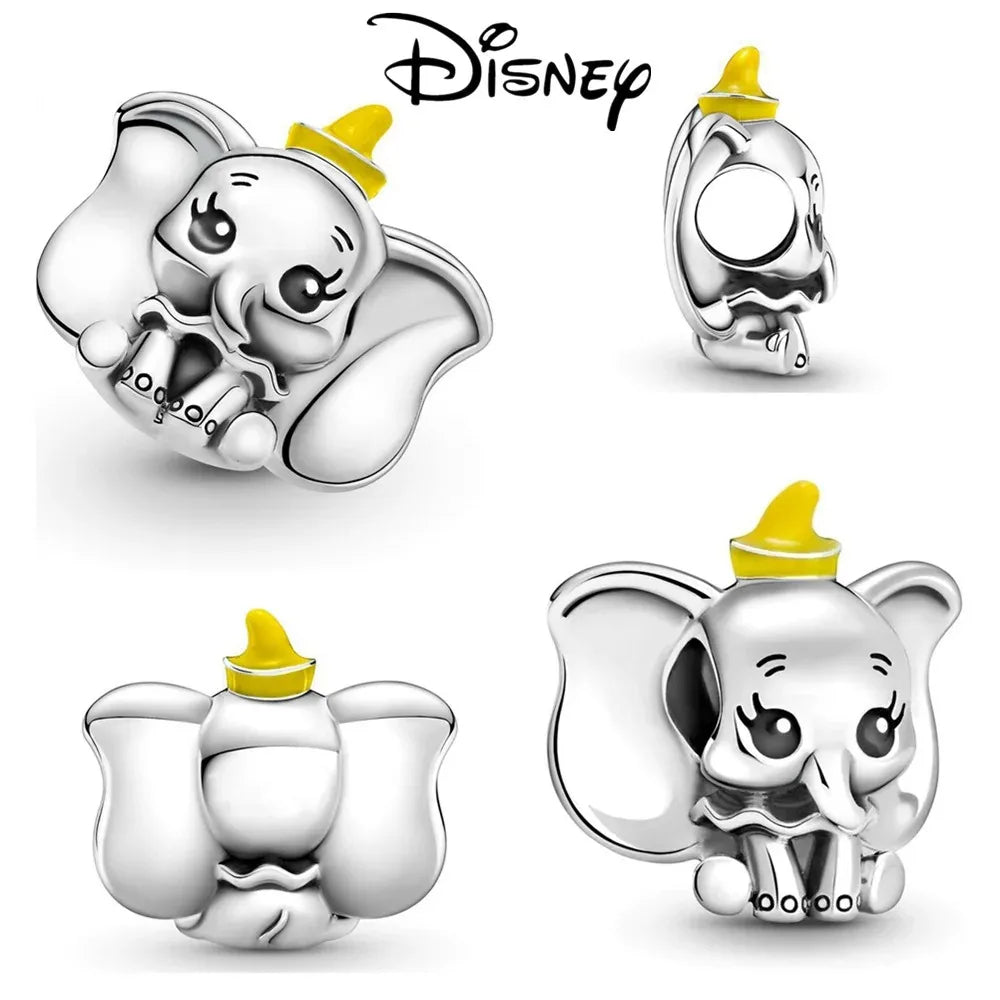 Disney Stitch Minnie Winnie Charm Dangle Beads Fit Pandora Bracelet