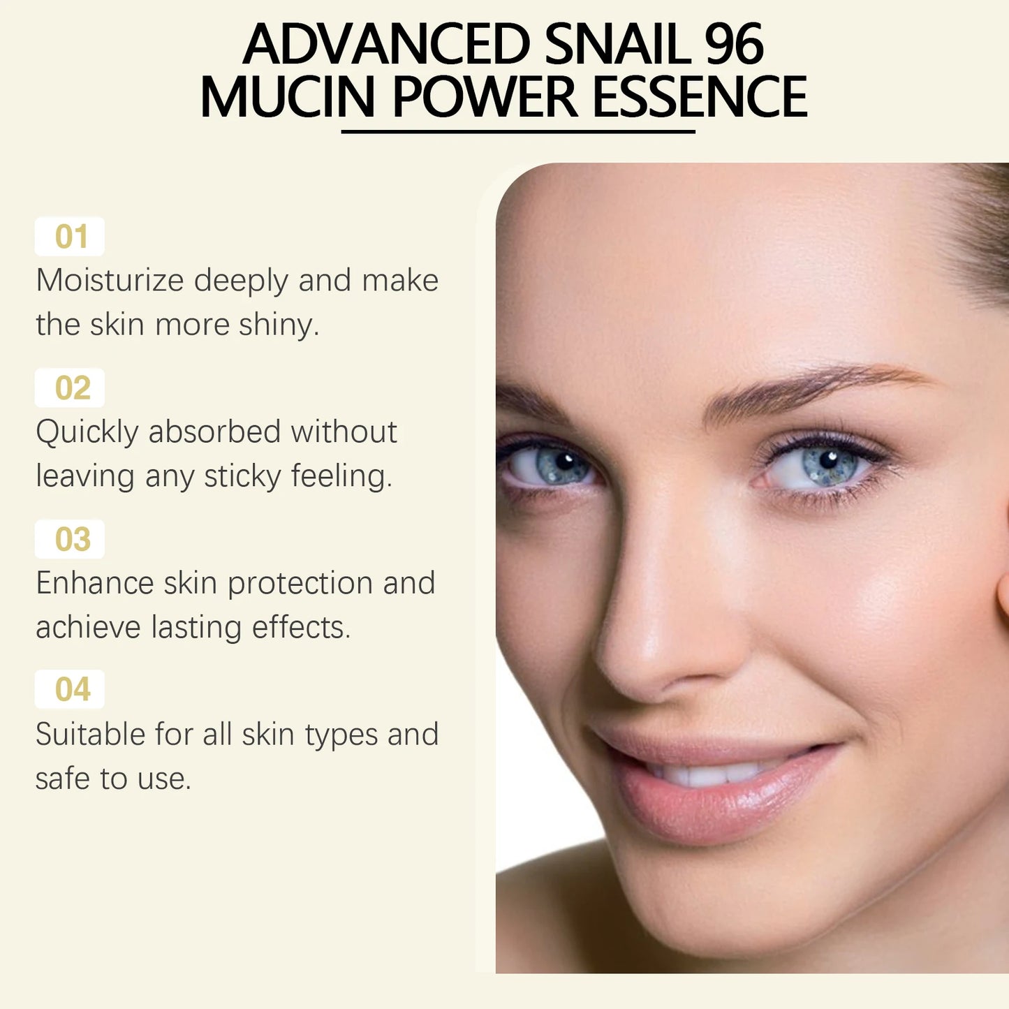 Advanced Mucin Power Essence – Anti-Ageing, Lifting & Brightening Serum