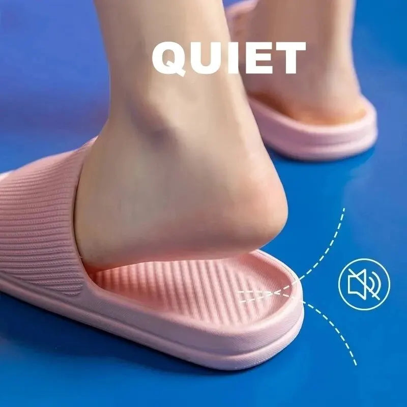 Waterproof Non-Slip Shower Slippers – Soft Sole Massage Shoes for Couples