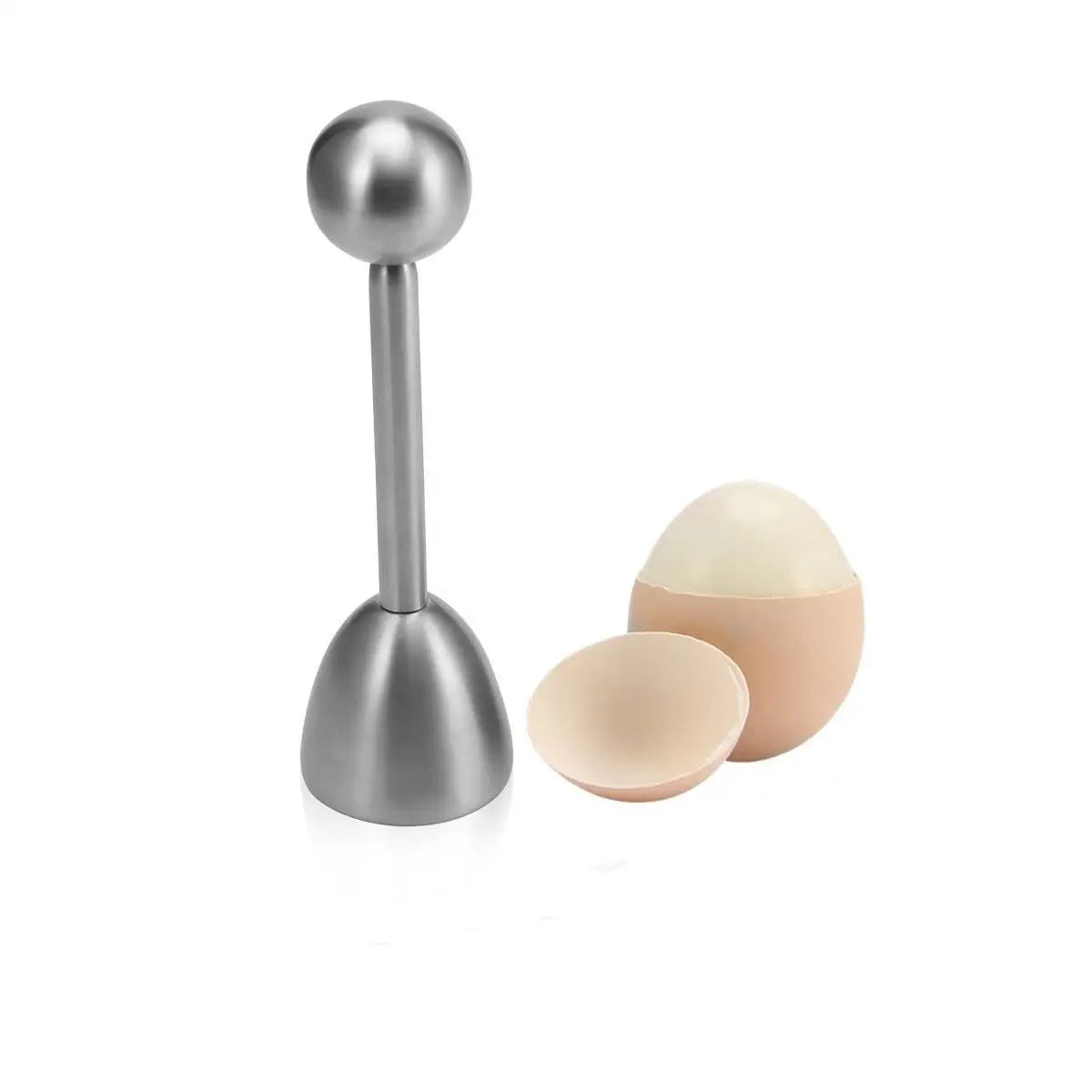 Stainless Steel Boiled Egg Topper Shell Cutter Opener Kitchen Gadget