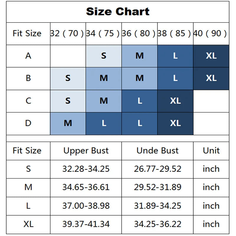 Women's Seamless Push Up Bra Padded Wireless One-Piece Comfort Bralette