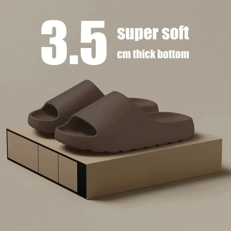 Coconut Cloud Slides Thick Sole EVA Beach Sandals for Men & Women